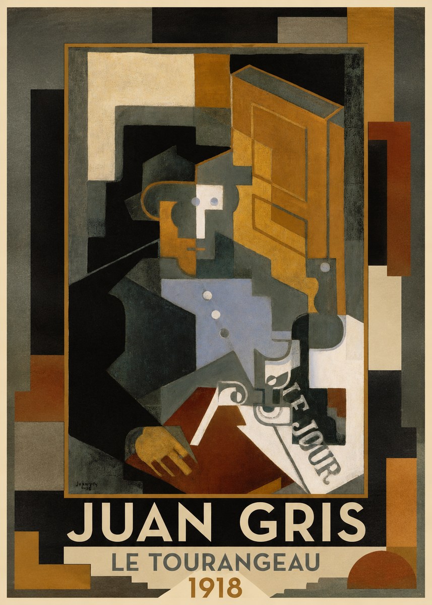 Juan Gris Le Tourangeau No1 - Juliste