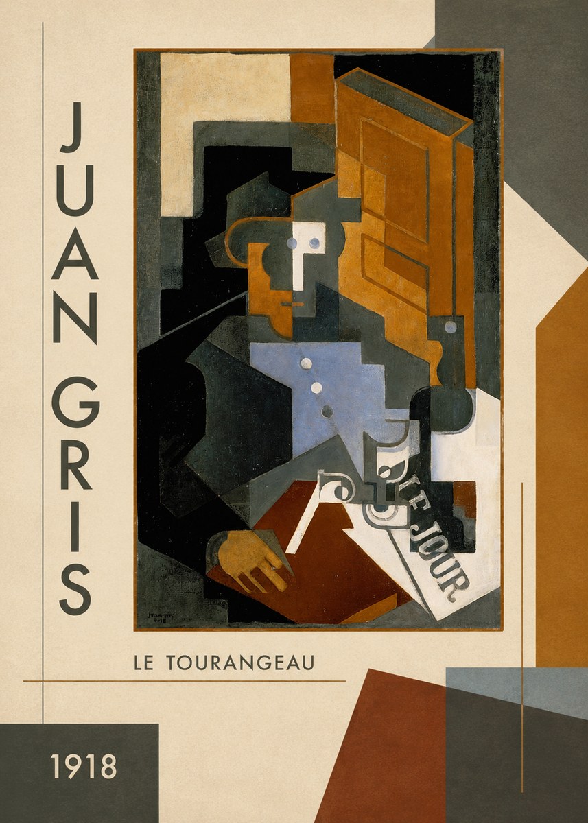 Juan Gris Le Tourangeau No3 - Juliste