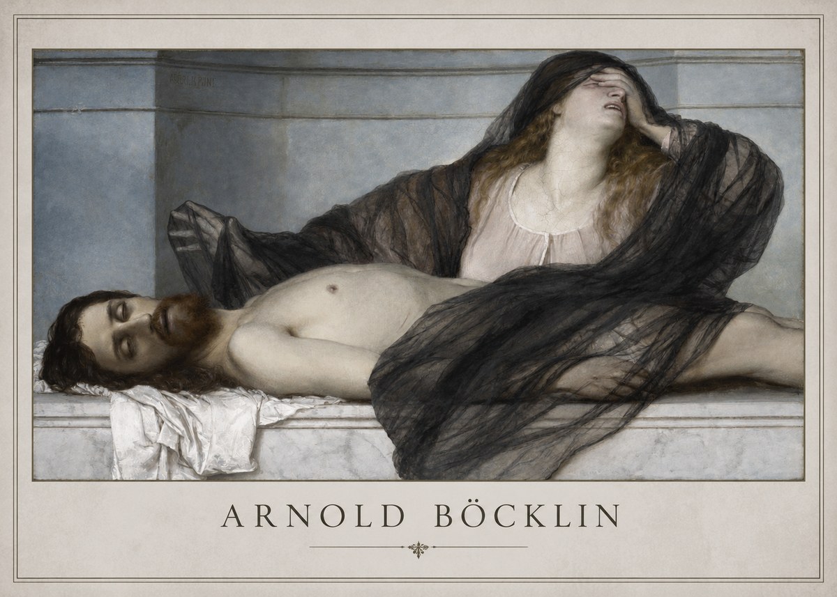 Arnold Böcklin Marie Magdalene No1 - Juliste
