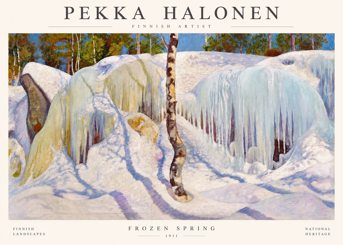 Pekka Halonen Frozen Spring No1 - Juliste