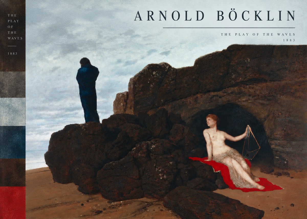 Arnold Böcklin The Play of the Waves No6 - Juliste