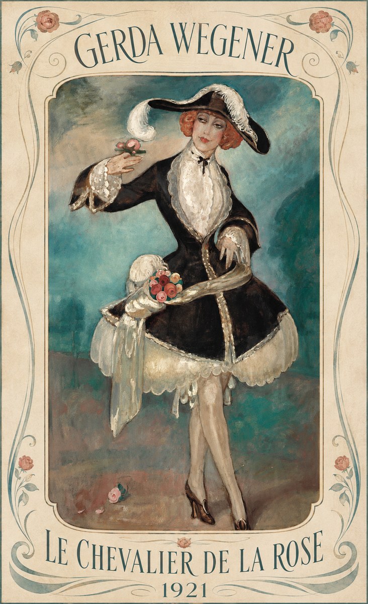 Gerda Wegener Le Chevalier De La Rose No4 - Juliste