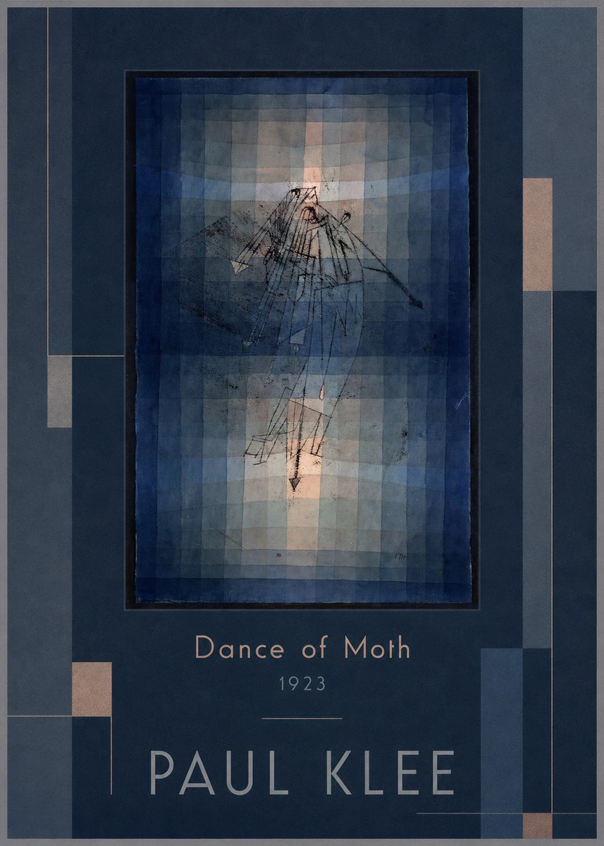 Paul Klee Dance of Moth No1 - Juliste