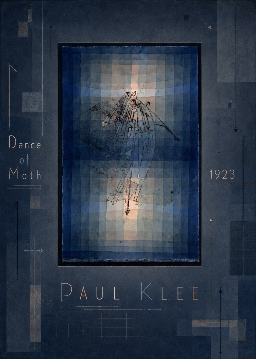 Paul Klee Dance of Moth No3 - Juliste