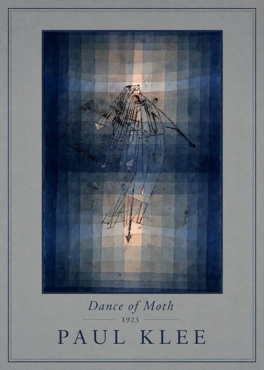 Paul Klee Dance of Moth No4 - Juliste