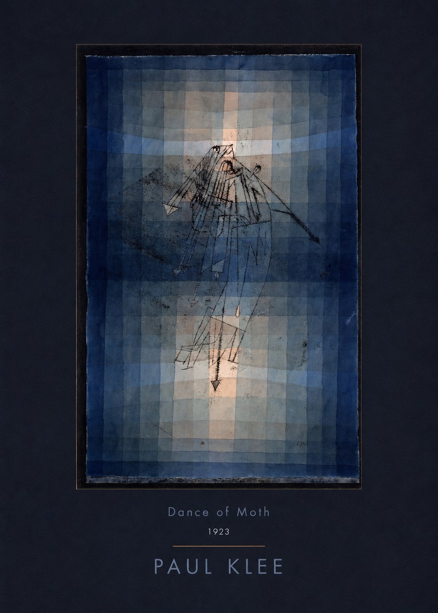 Paul Klee Dance of Moth No5 - Juliste