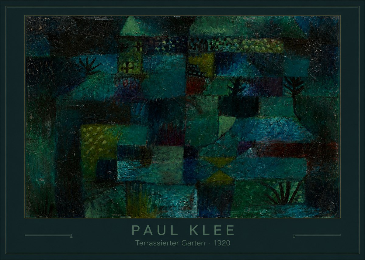 Paul Klee Terrassierter Garten No3 - Juliste