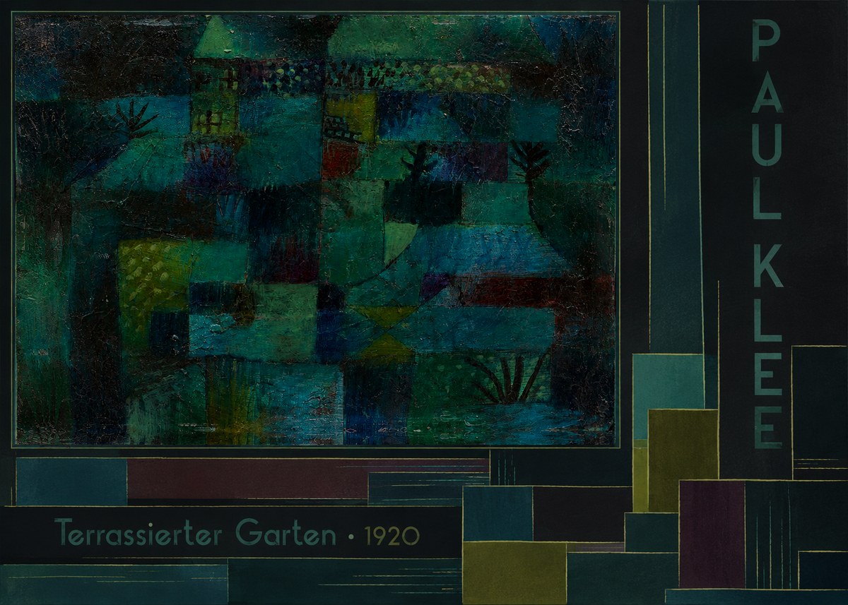 Paul Klee Terrassierter Garten No5 - Juliste