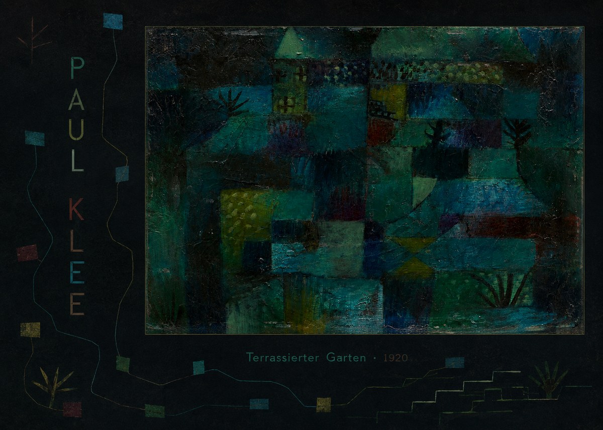 Paul Klee Terrassierter Garten No6 - Juliste