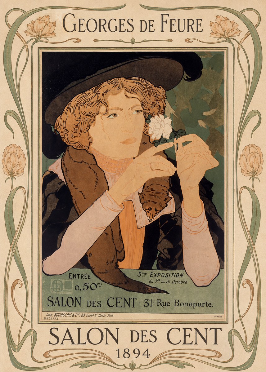 Georges de Feure Salon Des Cent - 1894 No1 - Juliste