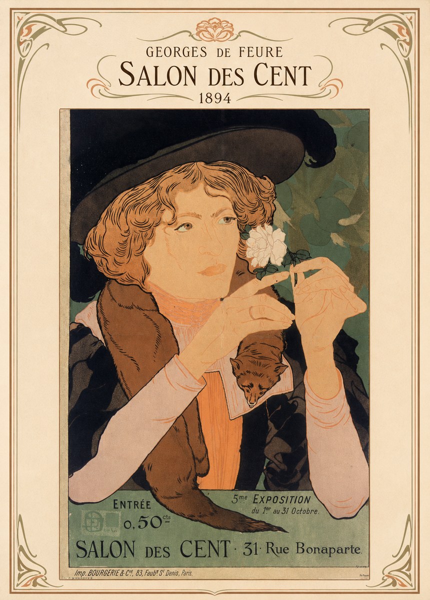 Georges de Feure Salon Des Cent - 1894 No4 - Juliste