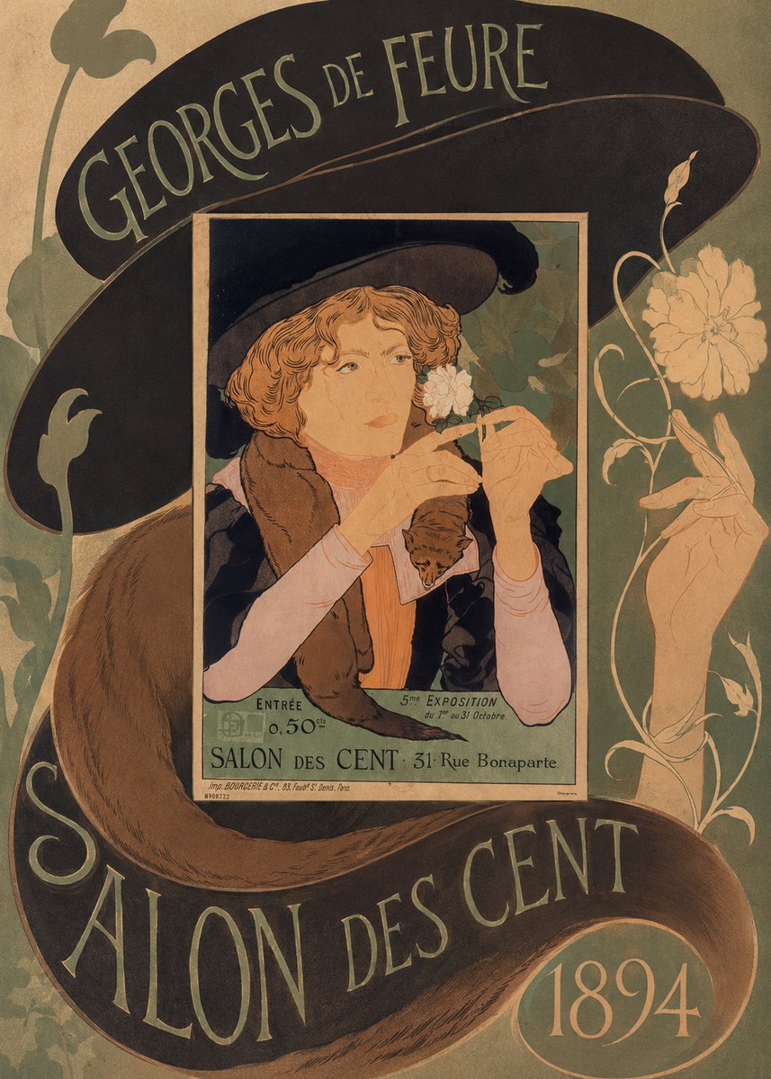 Georges de Feure Salon Des Cent - 1894 No6 - Juliste