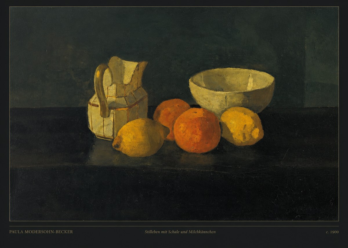 Paula Modersohn-Becker Stilleben Mit Schale Und Milchkännchen No6 - Juliste