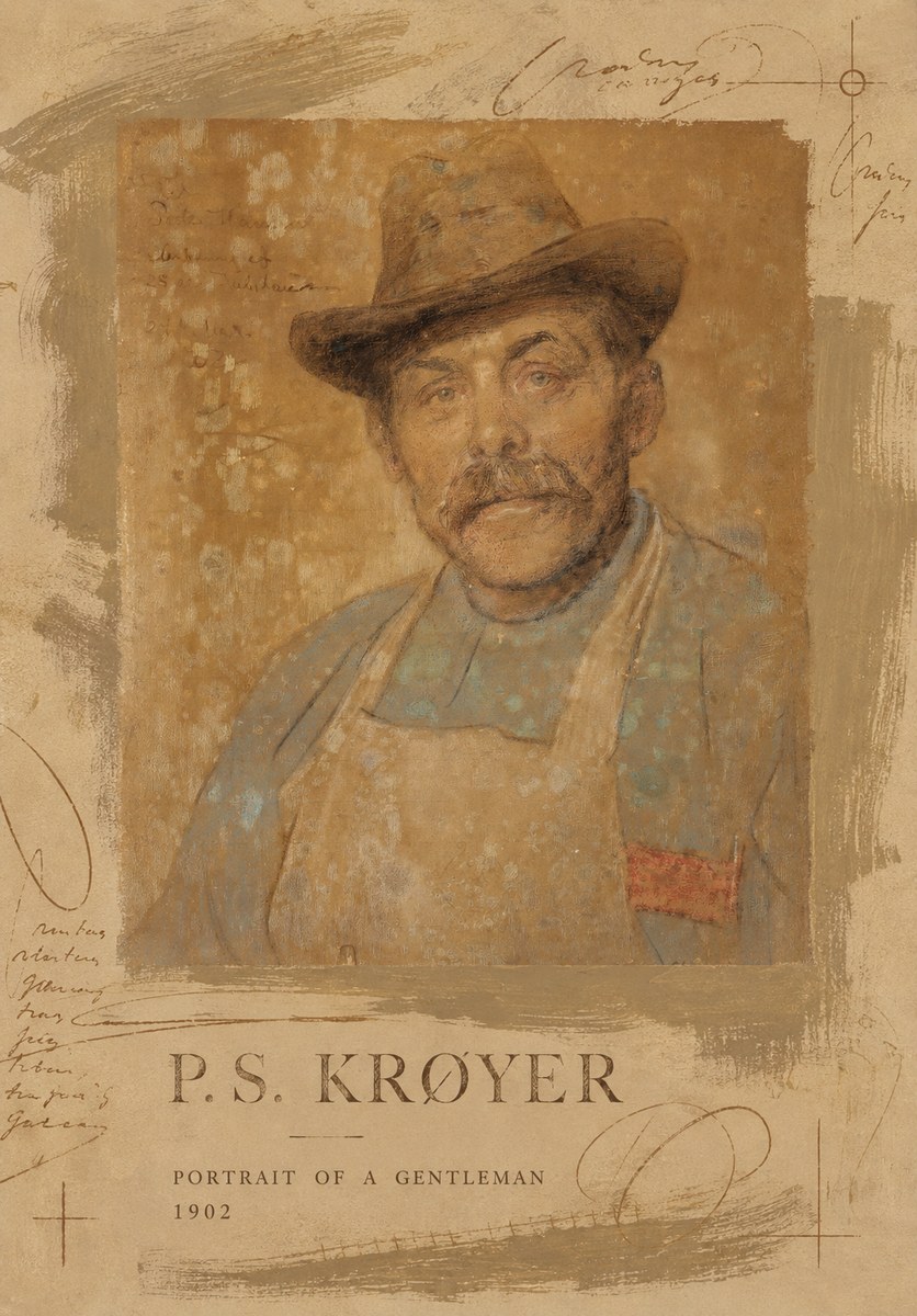 P.S. Krøyer Portrait of a Gentleman No5 - Juliste