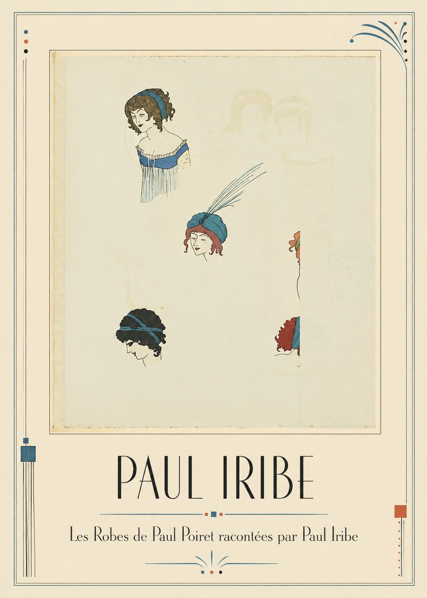 Paul Iribe Les Robes De Paul Poiret Racontées Par Paul Iribe No1 - Juliste