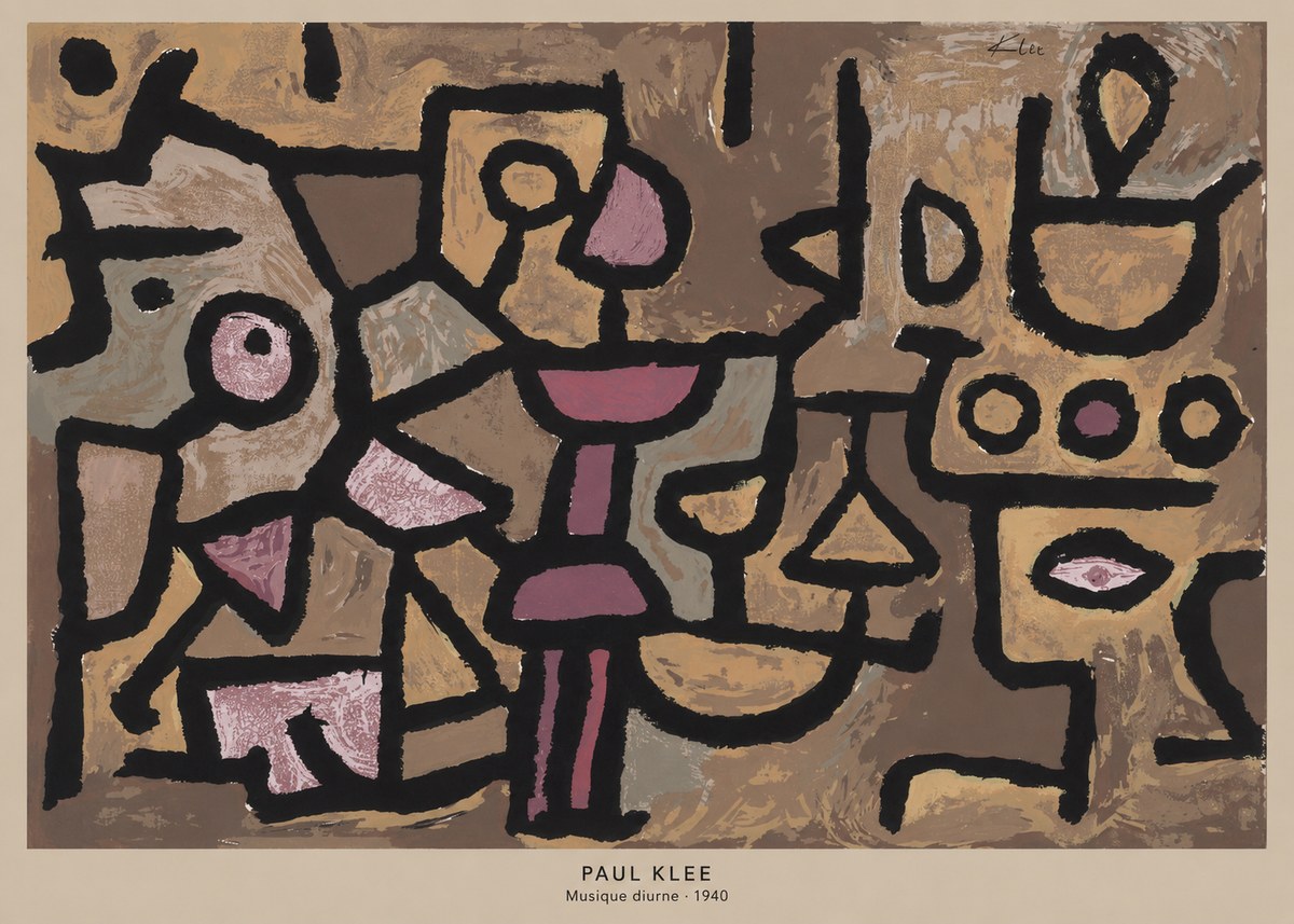 Paul Klee Musique Diurne No5 - Juliste