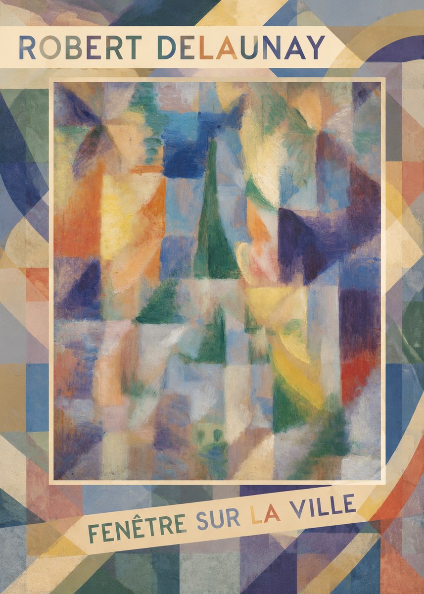 Robert Delaunay Fenêtre Sur La Ville No6 - Juliste