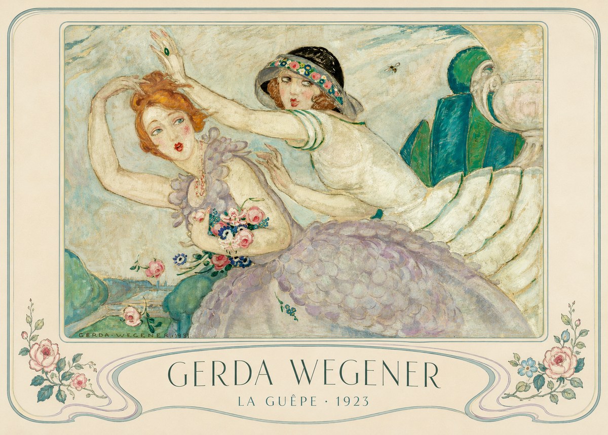 Gerda Wegener La Guêpe No3 - Juliste