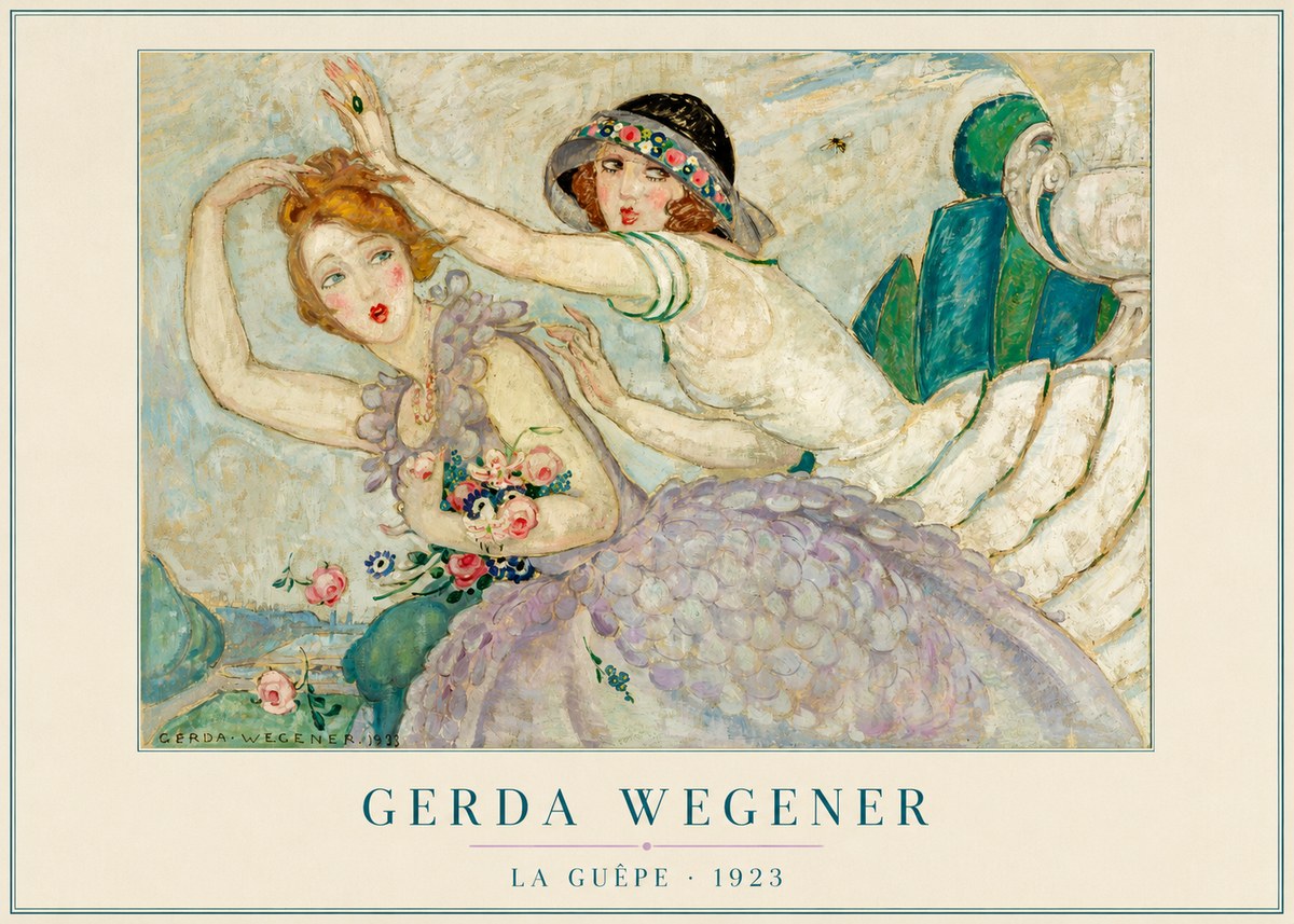 Gerda Wegener La Guêpe No5 - Juliste