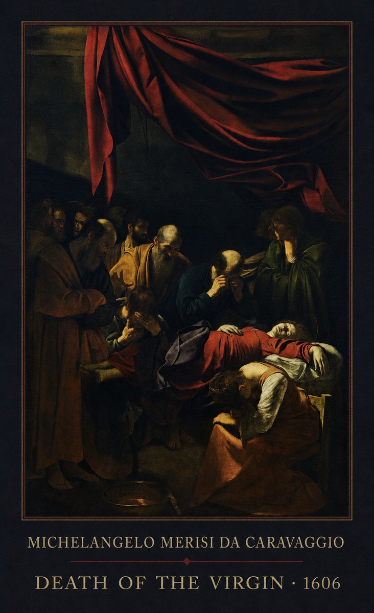 Michelangelo Merisi da Caravaggio Death of the Virgin No1 - Juliste