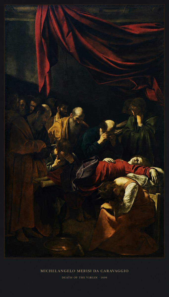 Michelangelo Merisi da Caravaggio Death of the Virgin No5 - Juliste