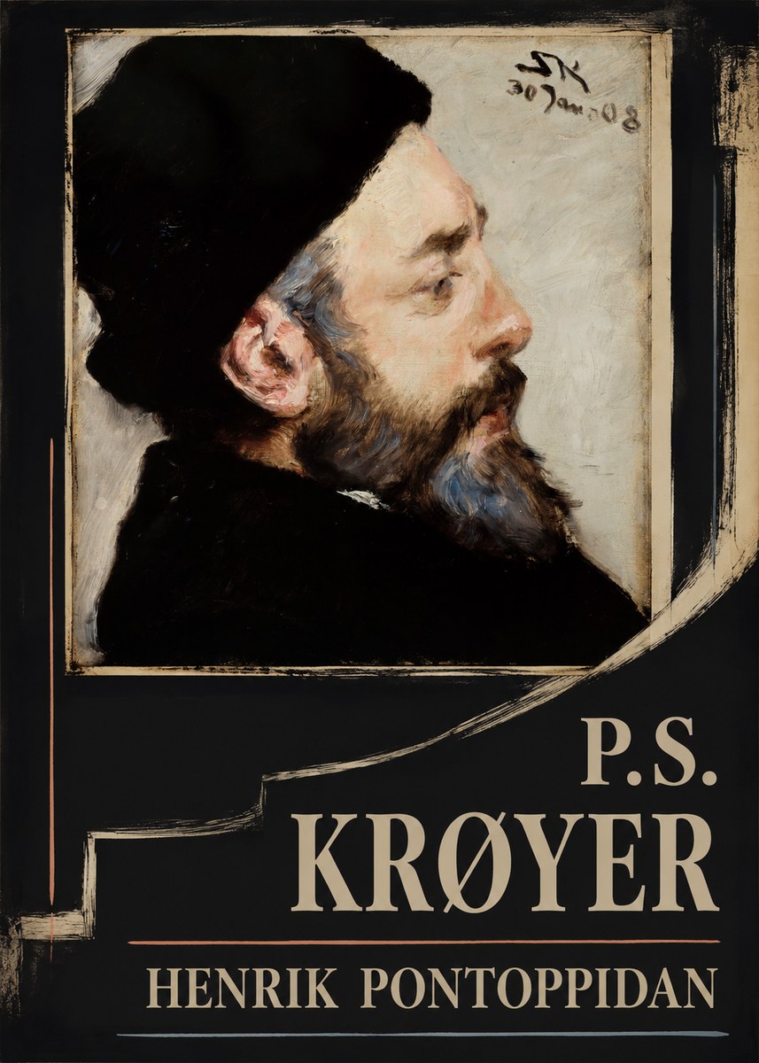 P.S. Krøyer Henrik Pontoppidan No3 - Juliste