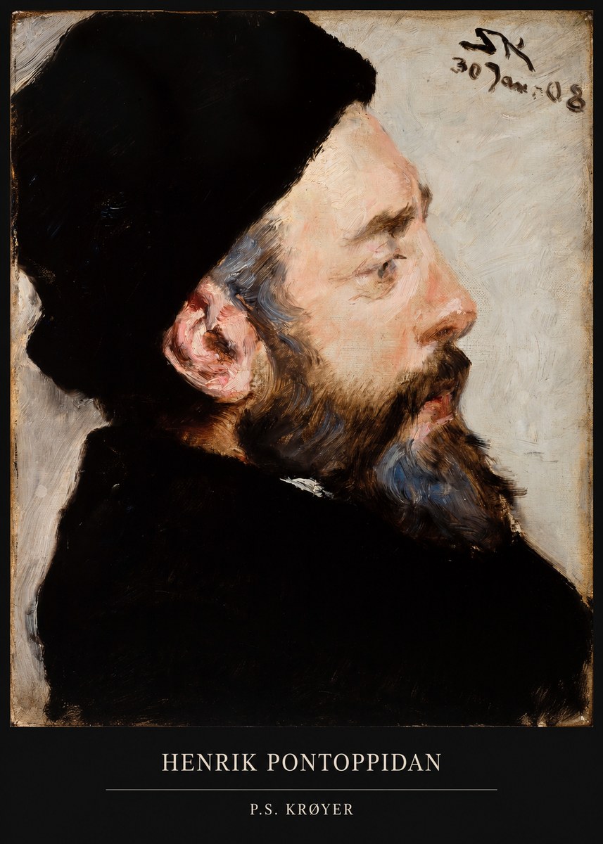 P.S. Krøyer Henrik Pontoppidan No5 - Juliste