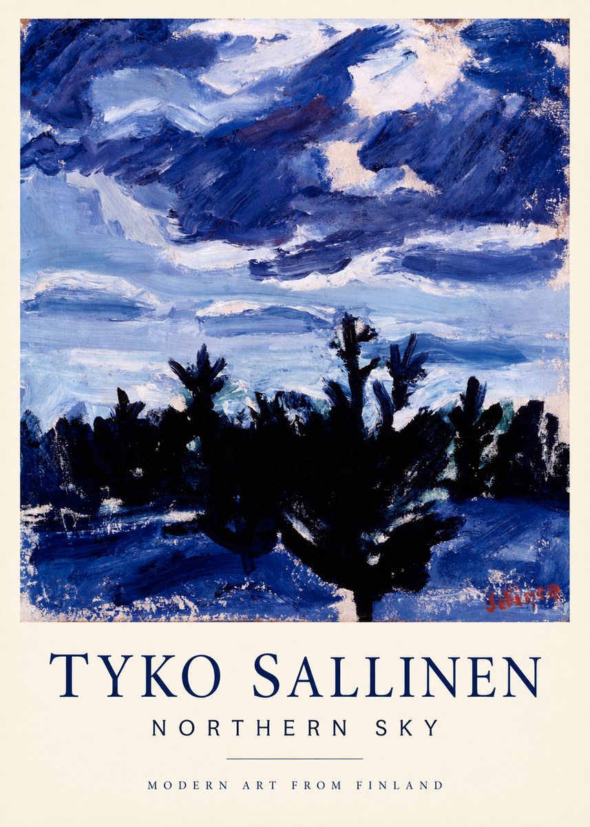 Tyko Sallinen Northern Sky No1 - Juliste