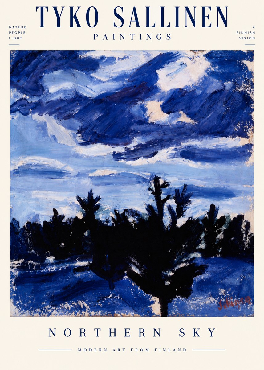Tyko Sallinen Northern Sky No3 - Juliste