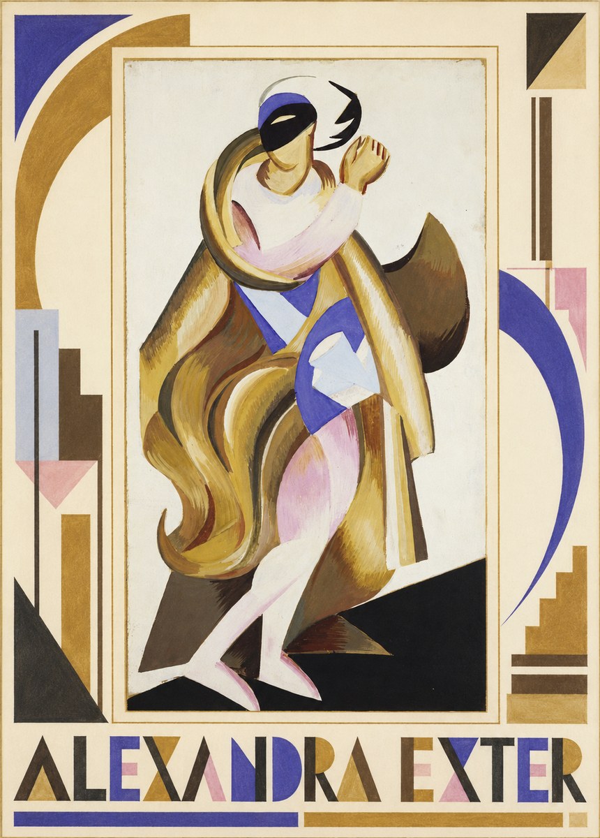 Alexandra Exter Art Deco Figure No1 - Juliste