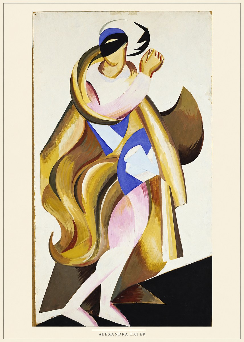Alexandra Exter Art Deco Figure No6 - Juliste