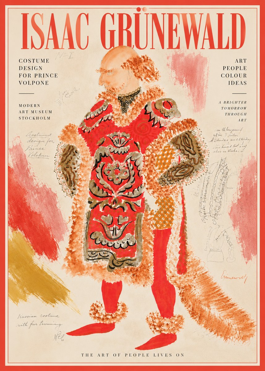 Isaac Grünewald Costume Design for a Theatre Production No6 - Juliste