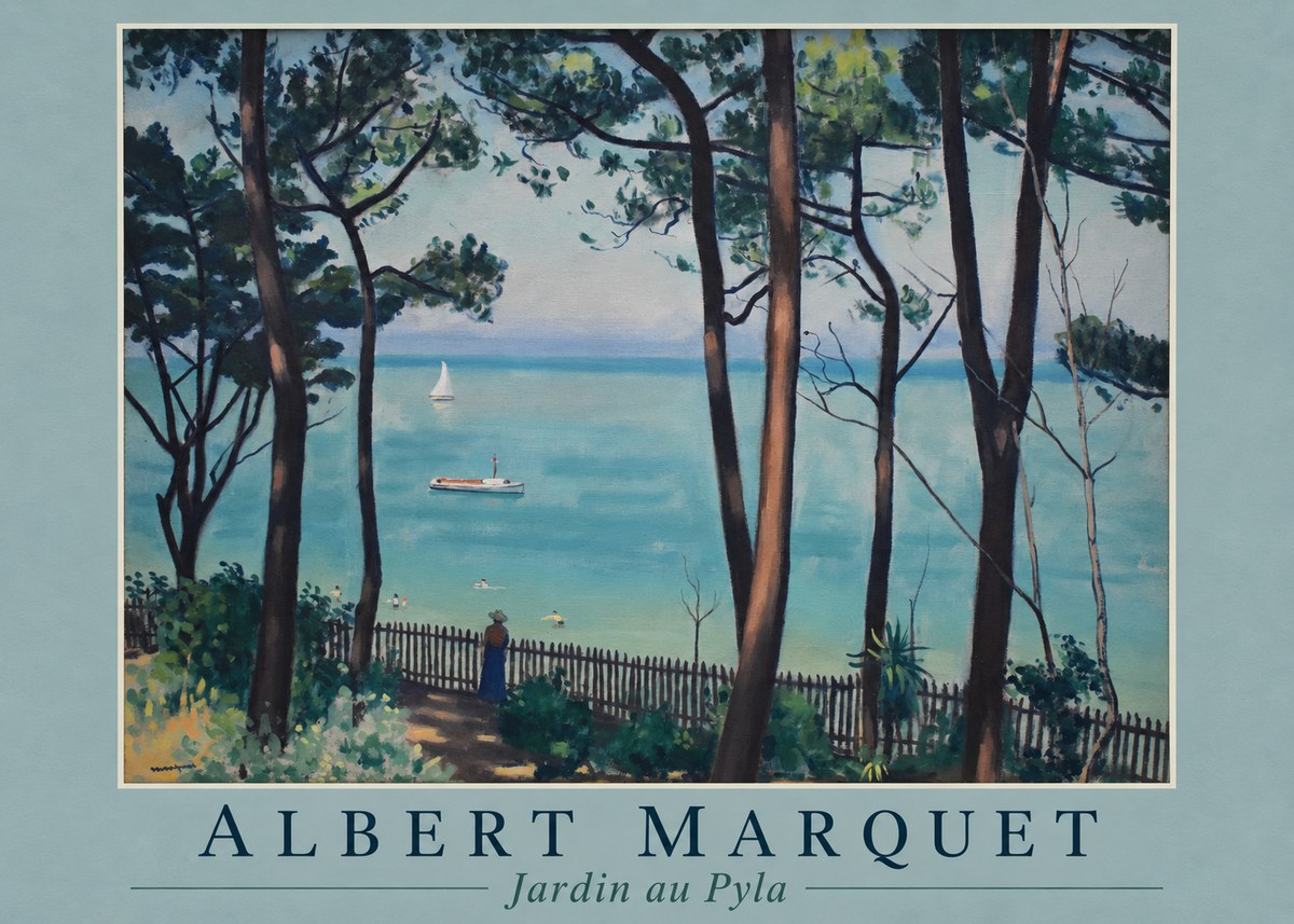 Albert Marquet Jardin Au Pyla No1 - Juliste