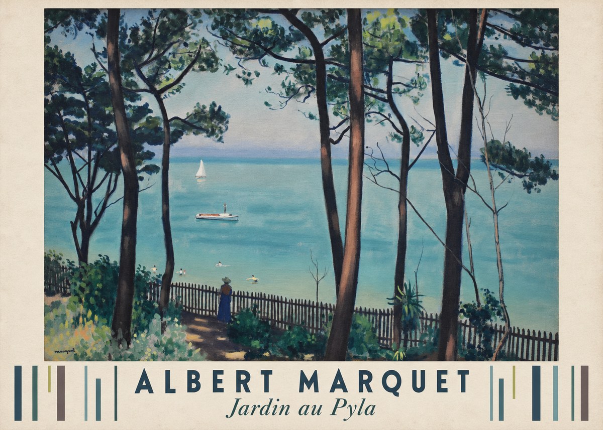 Albert Marquet Jardin Au Pyla No3 - Juliste