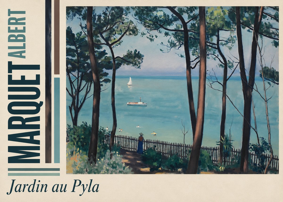 Albert Marquet Jardin Au Pyla No4 - Juliste