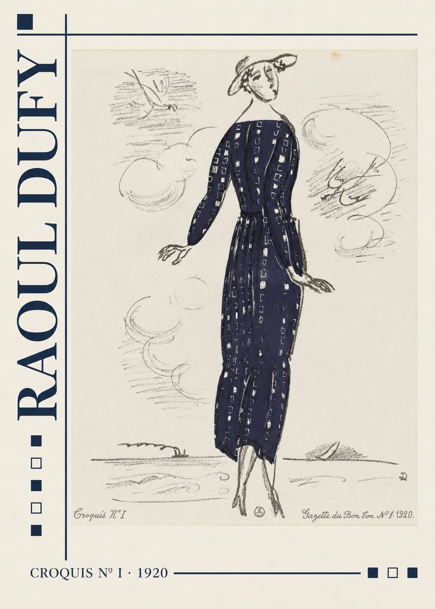 Raoul Dufy Croquis N° I · 1920 No2 - Juliste