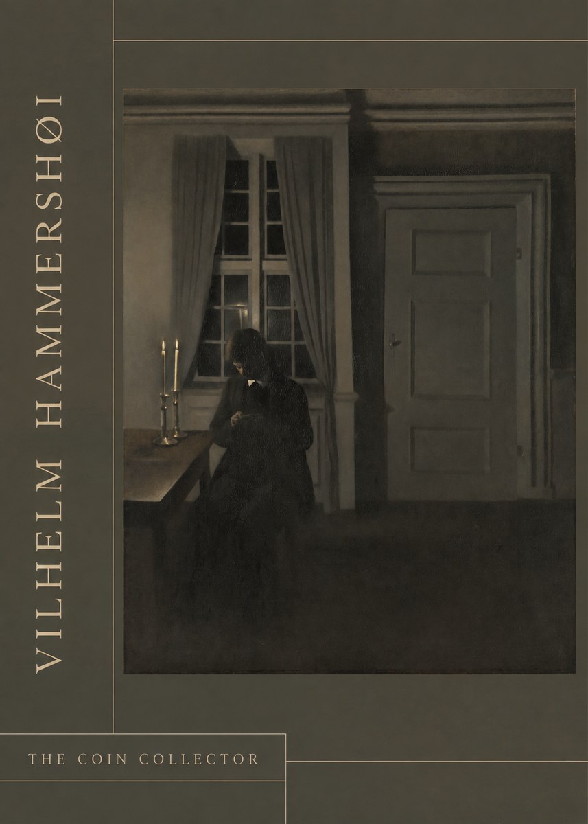 Vilhelm Hammershøi The Coin Collector No2 - Juliste