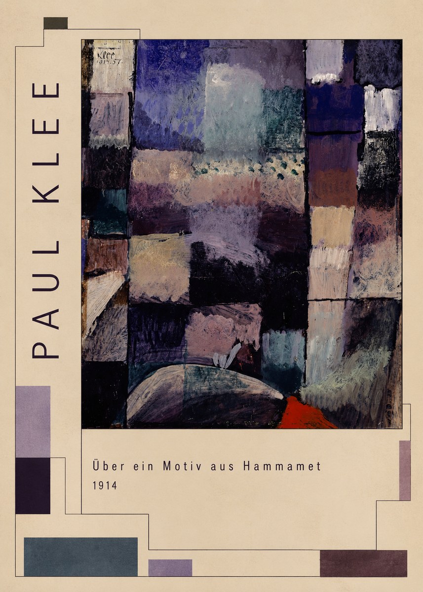 Paul Klee Über Ein Motiv Aus Hammamet No2 - Juliste