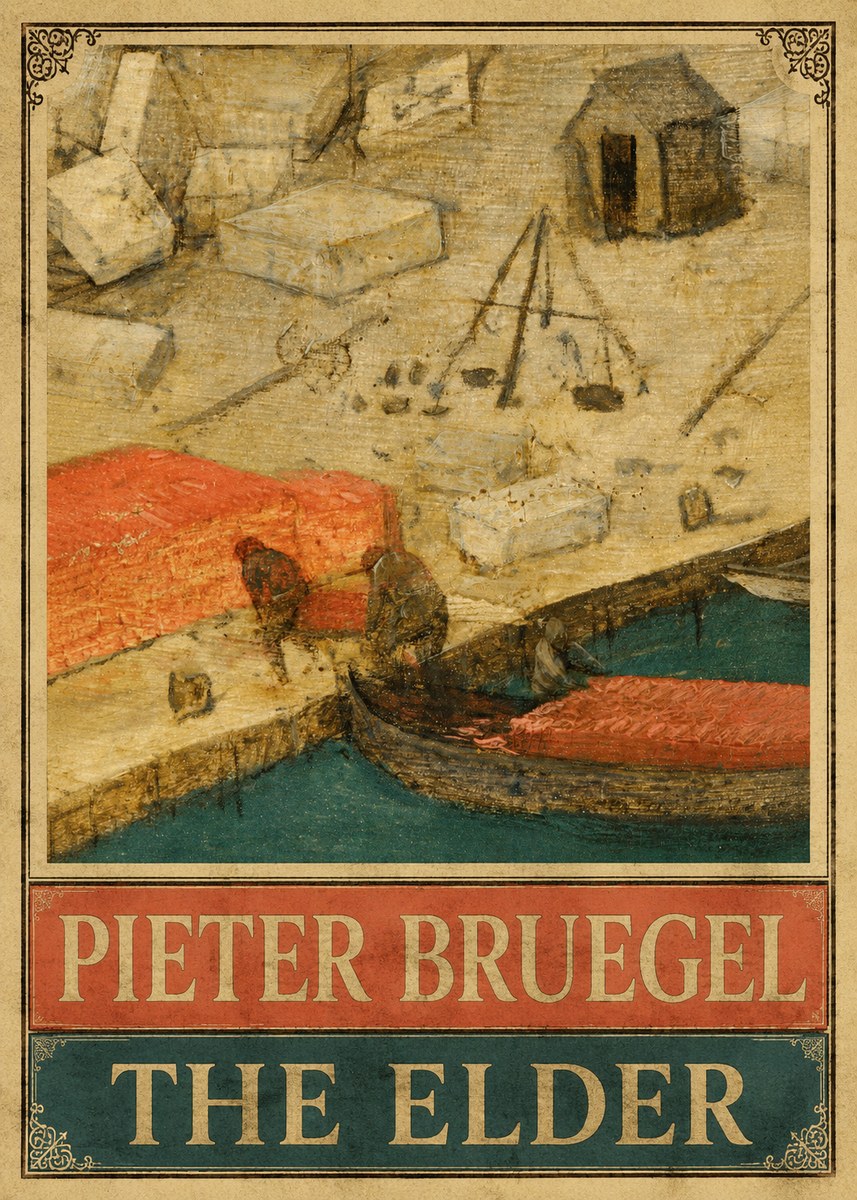 Pieter Bruegel A Harbor Scene Detail No5 - Juliste