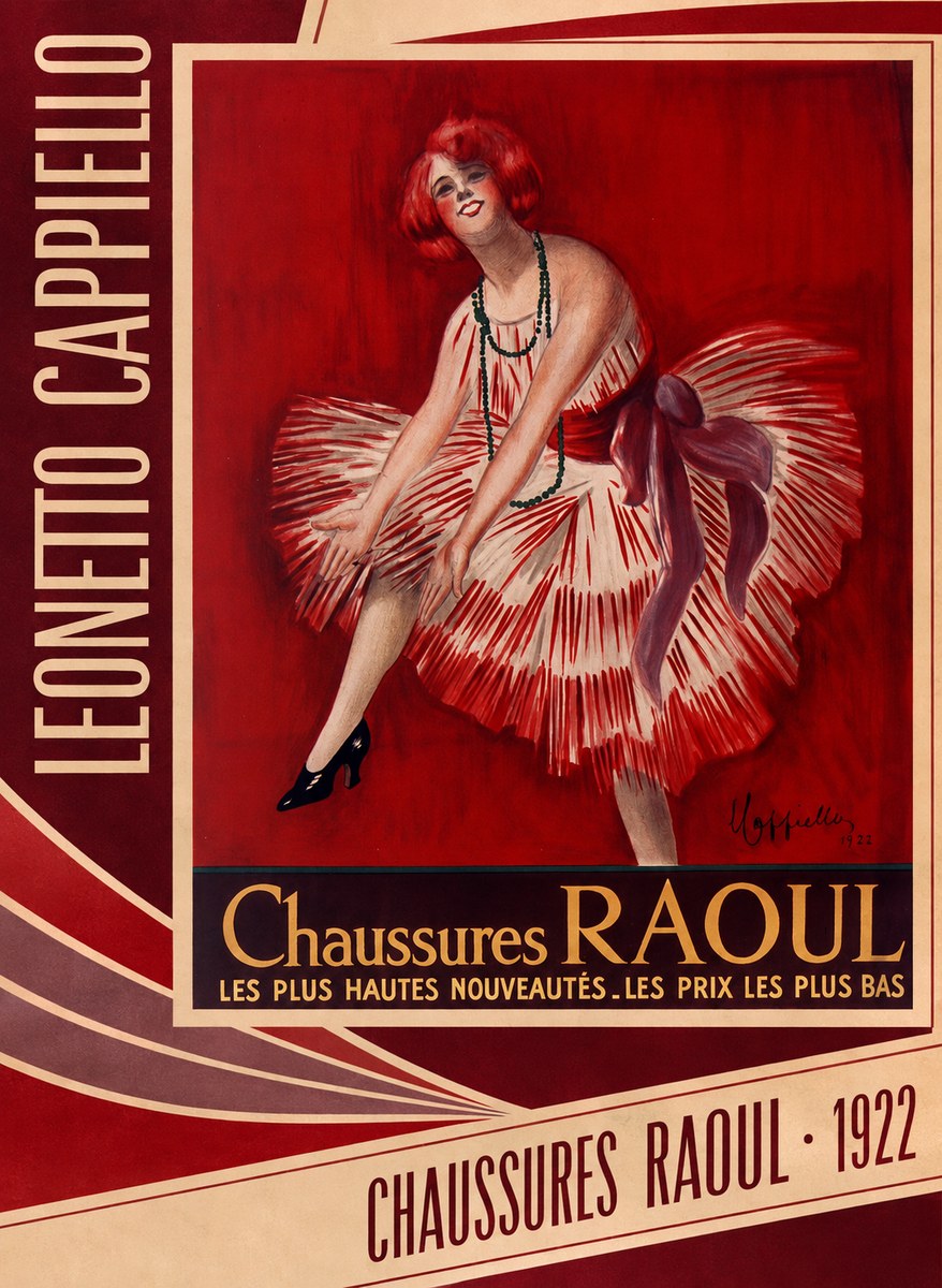 Leonetto Cappiello Chaussures Raoul No2 - Juliste