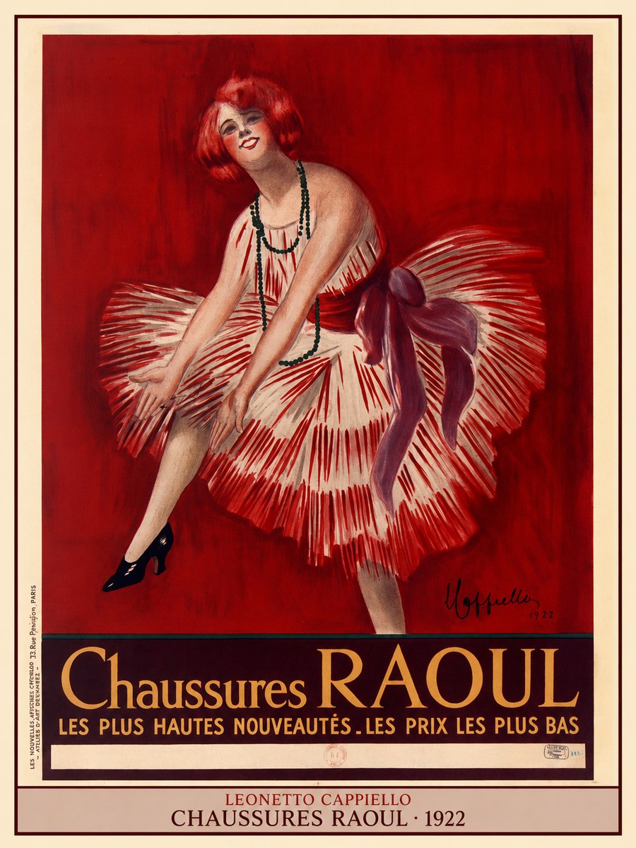 Leonetto Cappiello Chaussures Raoul No4 - Juliste