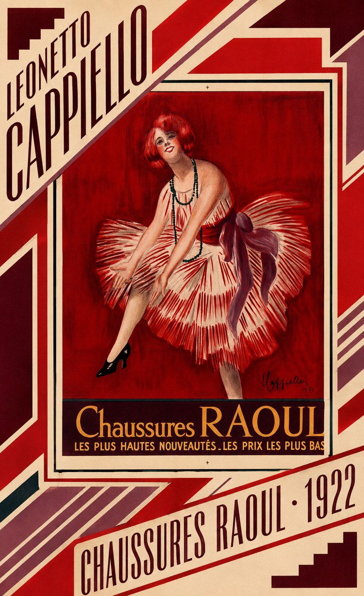 Leonetto Cappiello Chaussures Raoul No5 - Juliste