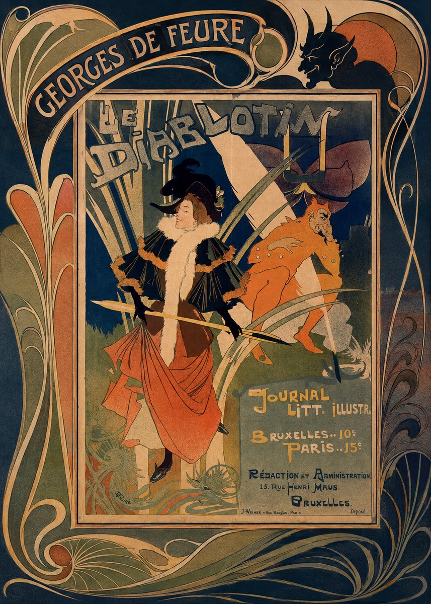 Georges de Feure Le Diablotin II No5 - Juliste