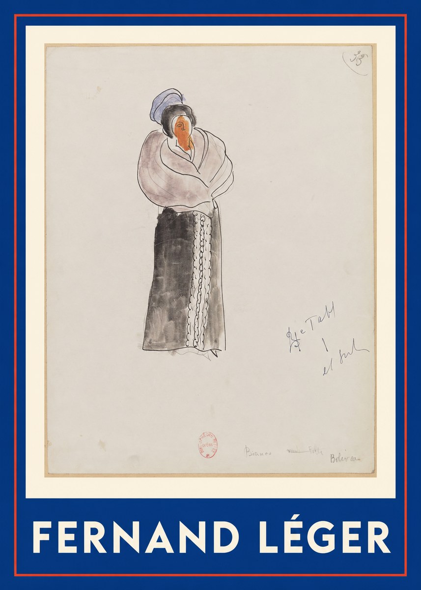 Fernand Léger Boliviana No1 - Juliste