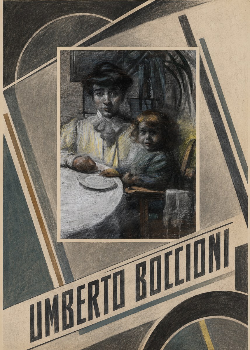 Umberto Boccioni Mother and Sister No2 - Juliste