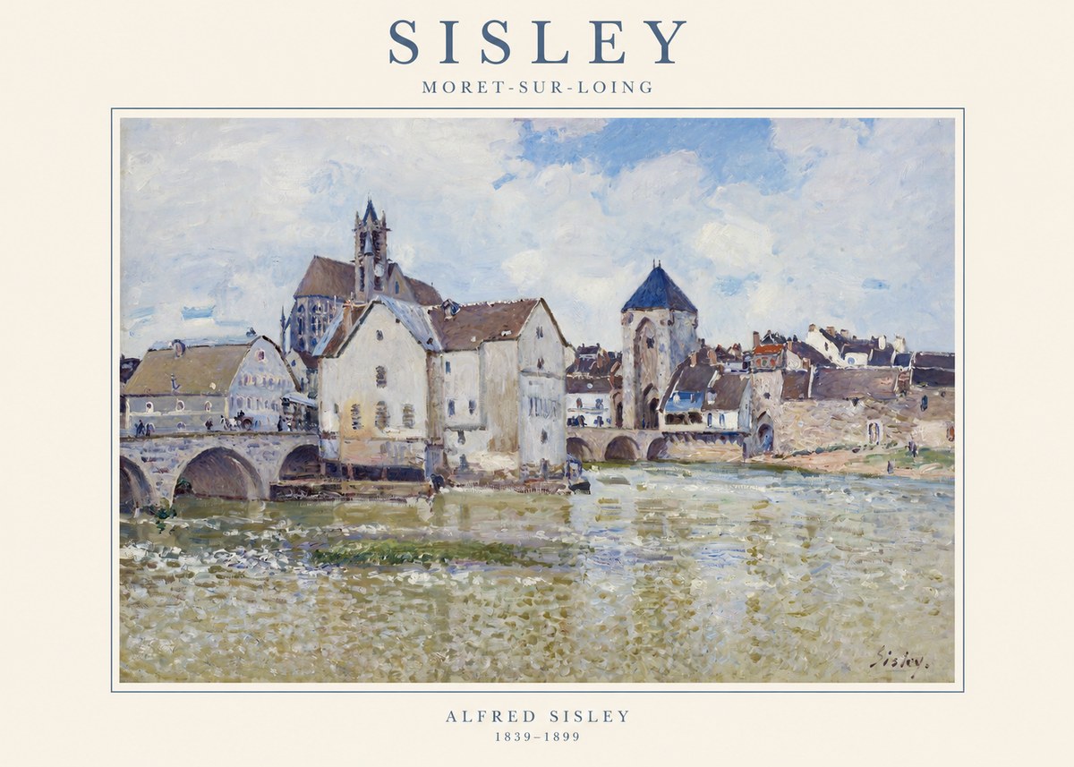 Sisley Moret-sur-loing No1 - Juliste