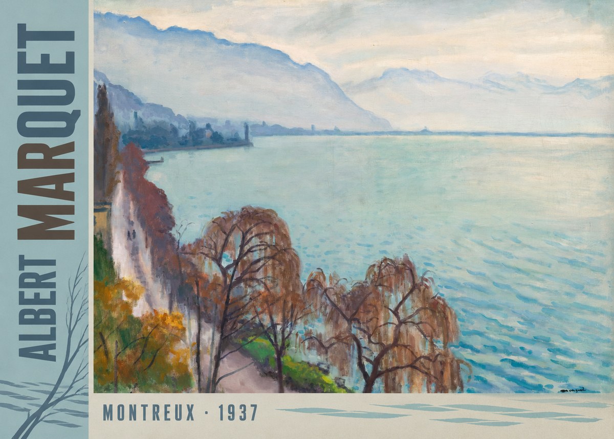 Albert Marquet Montreux No2 - Juliste