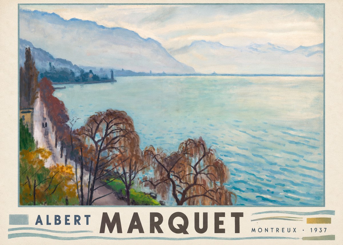 Albert Marquet Montreux No3 - Juliste