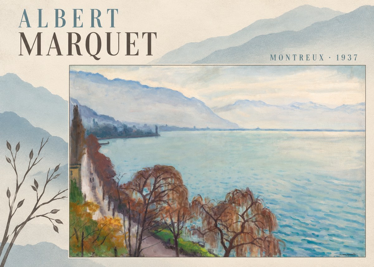 Albert Marquet Montreux No4 - Juliste