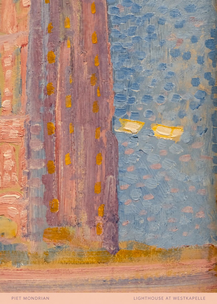 Piet Mondrian Lighthouse at Westkapelle No5 - Juliste